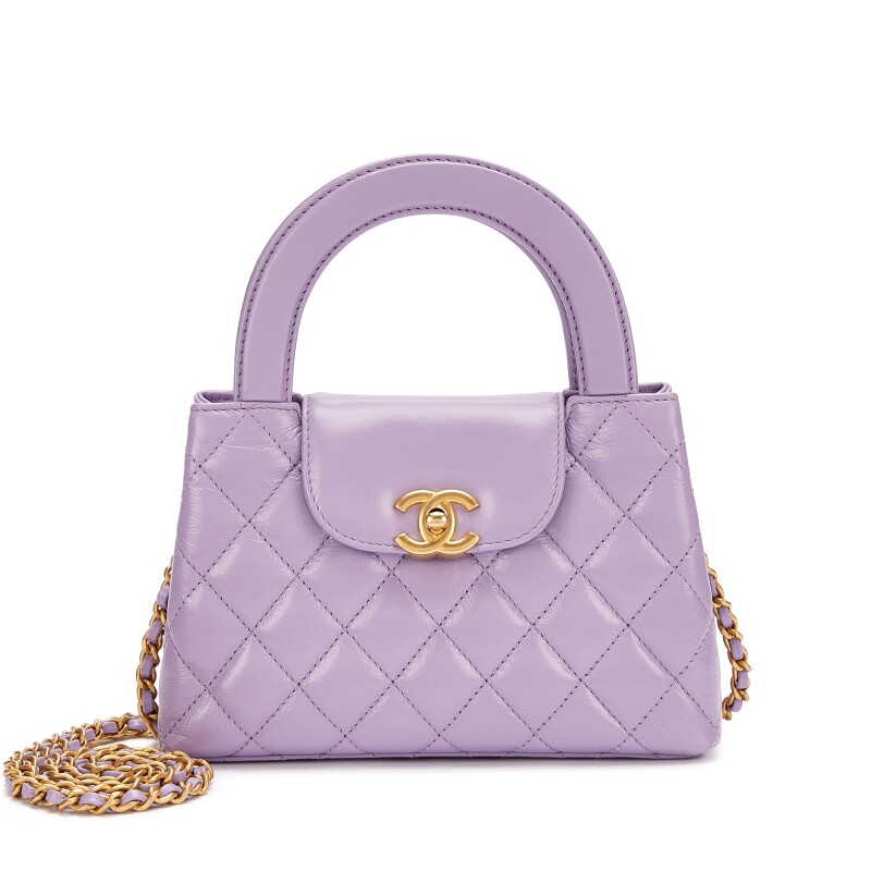 Chanel Purple Quilted