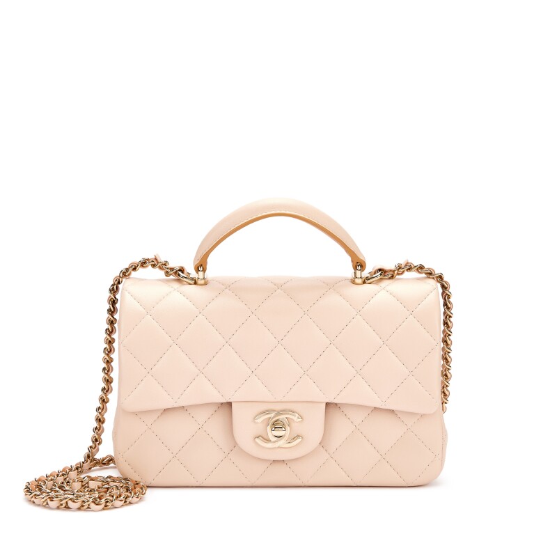 Chanel Ecru and Beige Quilted