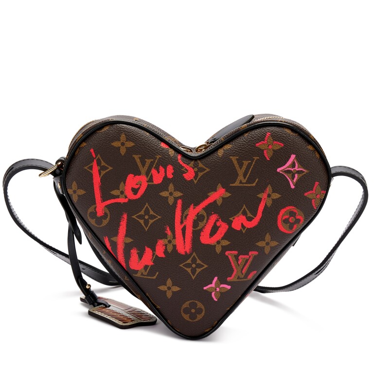 Louis Vuitton Brown, Red and Pink Monogram