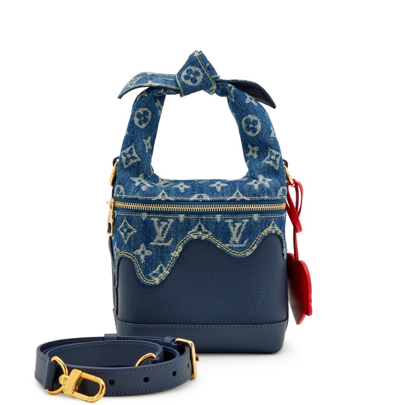 Louis Vuitton Blue Taurillon