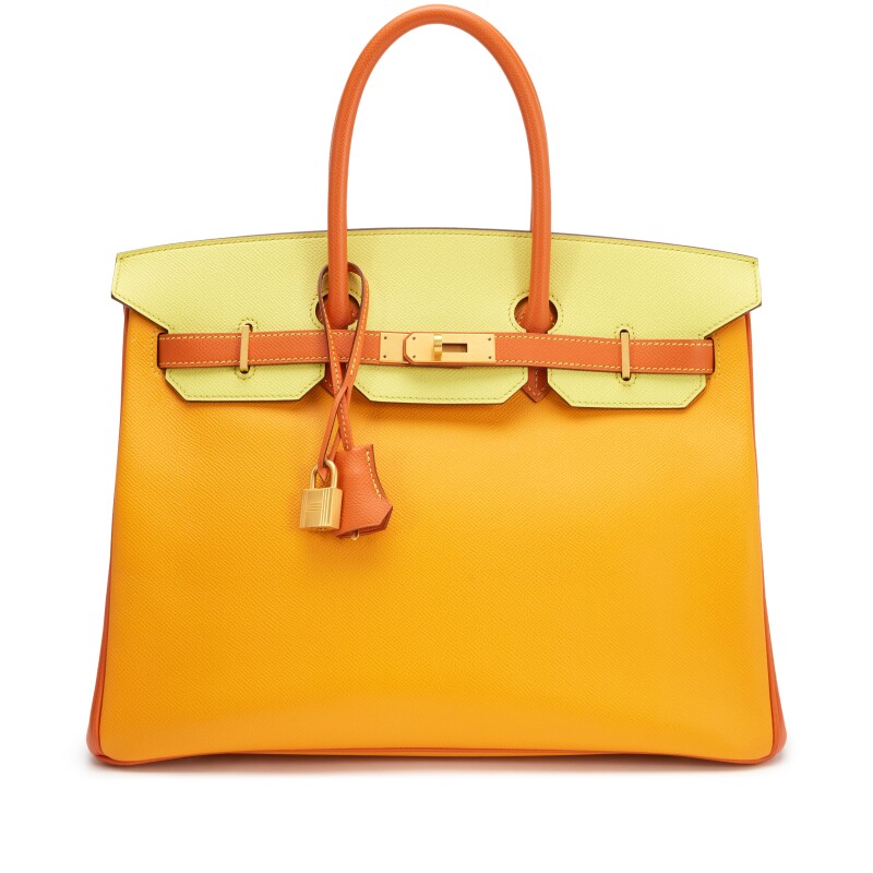 Hermès Soufre, Orange, and Jaune d'or Epsom